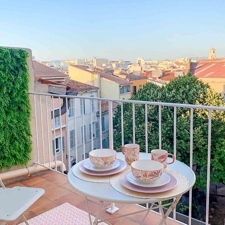 Apartament Le Perchoir - Terrasse & Clim Au Coeur Du Panier Marsylia Zewnętrze zdjęcie