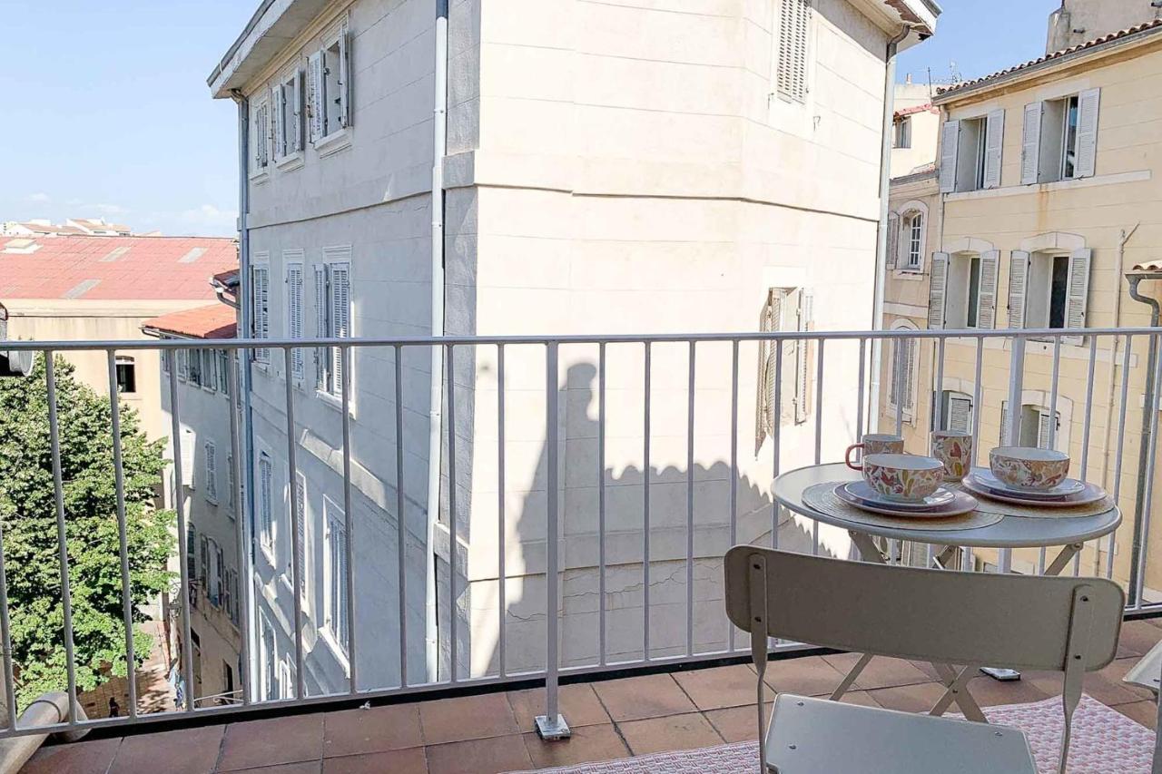 Apartament Le Perchoir - Terrasse & Clim Au Coeur Du Panier Marsylia Zewnętrze zdjęcie